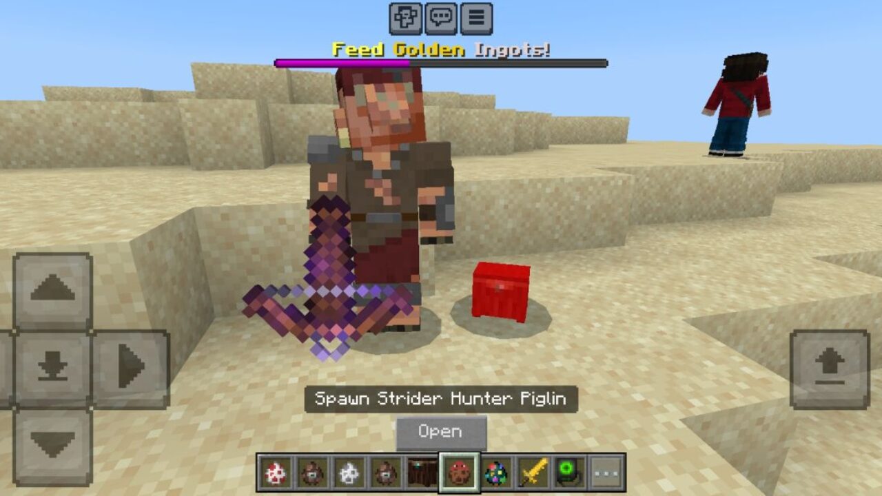 Strider from Minecraft Movie Mod for Minecraft PE