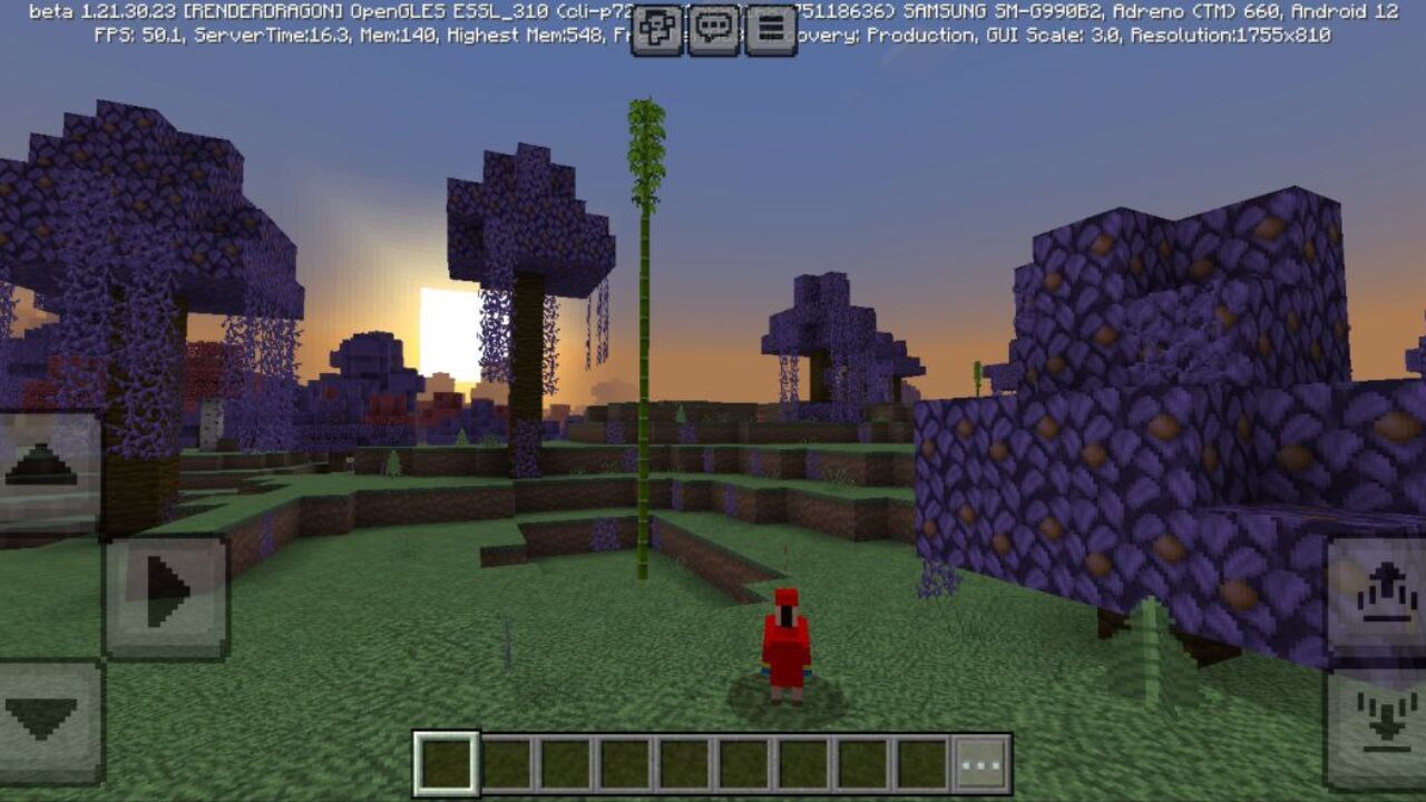 Sunset from Fayevilla Texture Pack for Minecraft PE