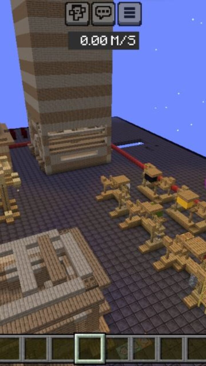 Top View from War of Rage Map for Minecraft PE