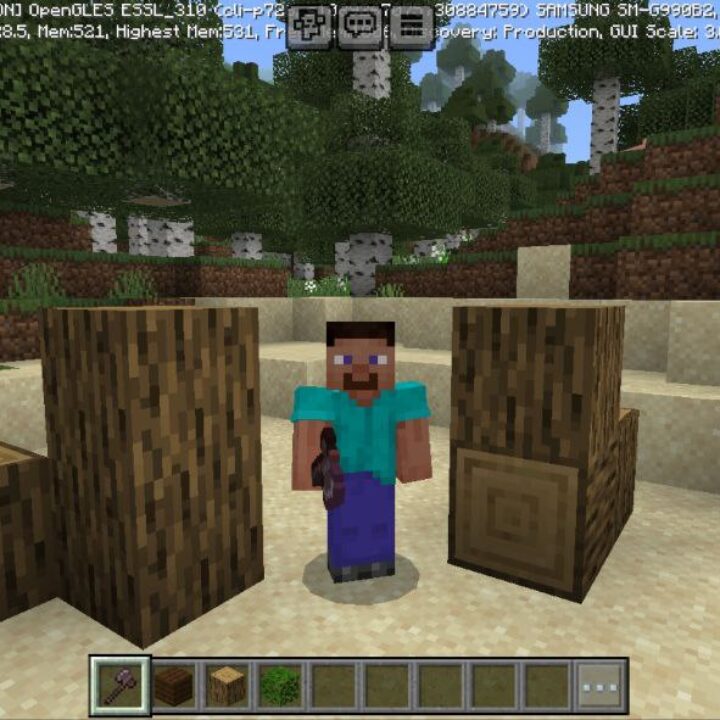 Tree Capitator Mod for Minecraft PE