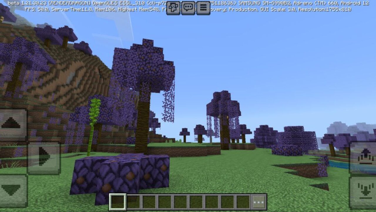 Trees from Fayevilla Texture Pack for Minecraft PE