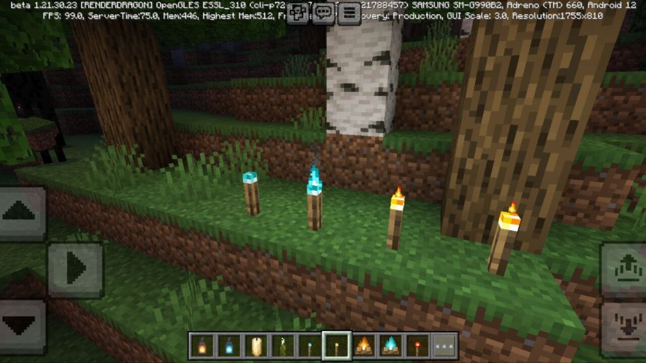 Variants from Dynamic Light Mod for Minecraft PE