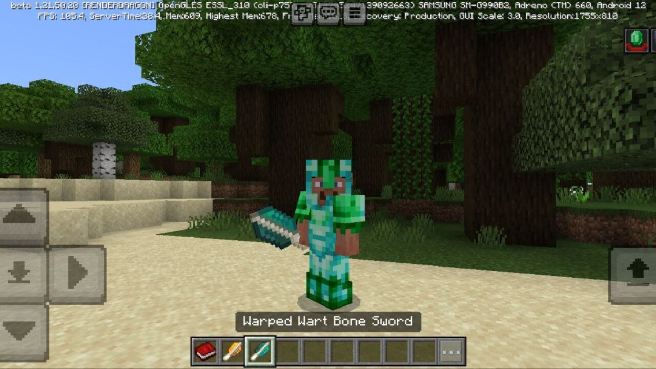 Warped Wart from Alloys Mod for Minecraft PE