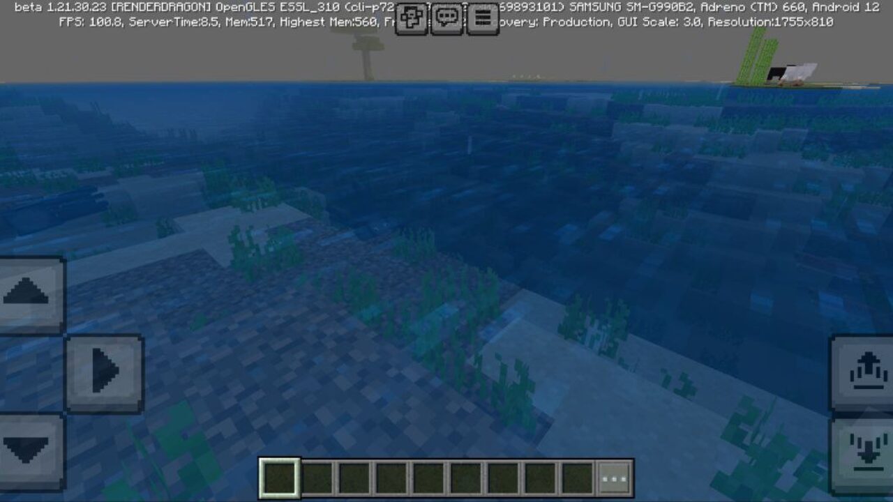 Water from Smooth Weather Texture Pack for Minecraft PE