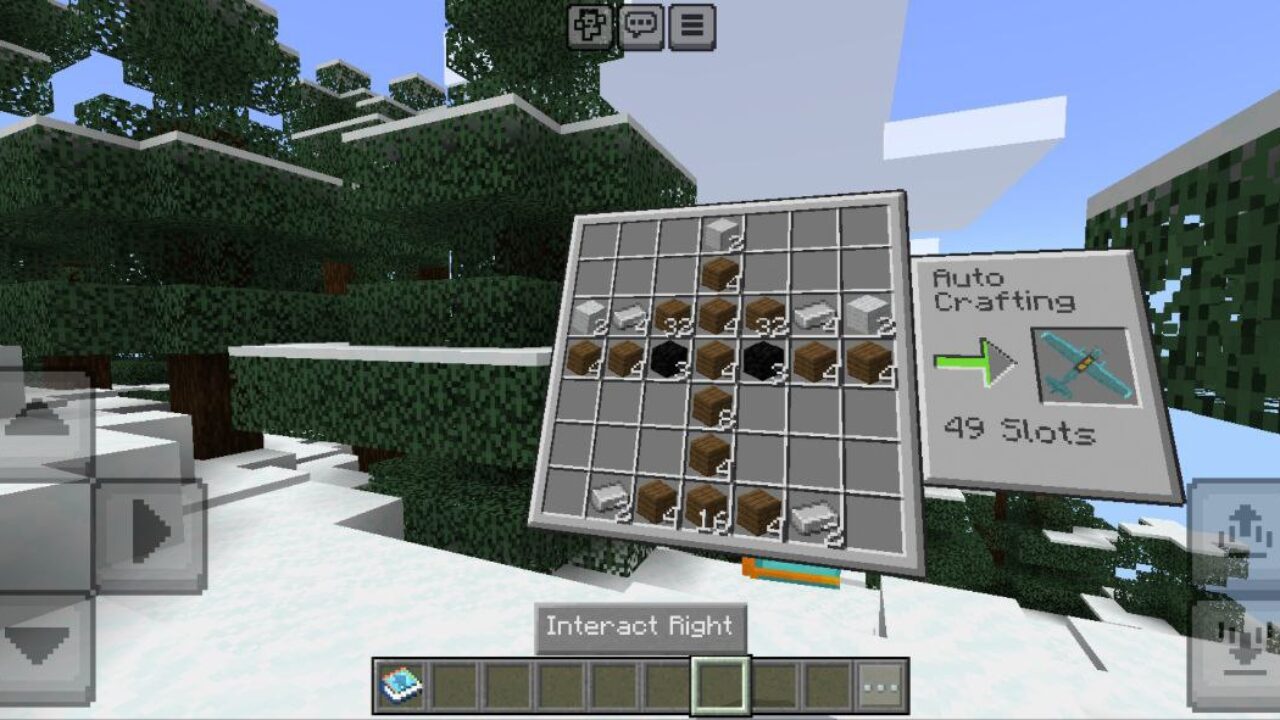 Auto Crafting from Planes Pro Mod for Minecraft PE