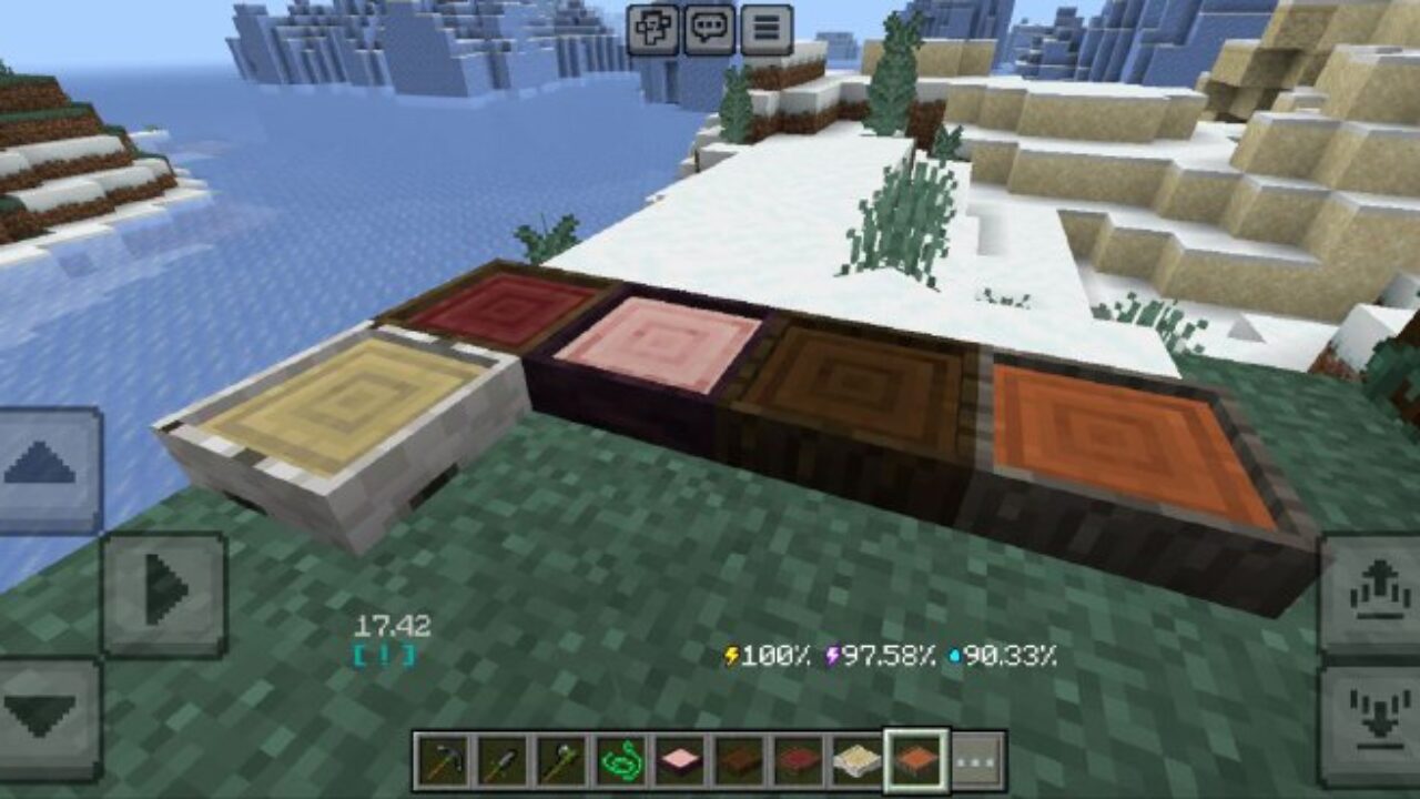 Blocks from Harder Reality Mod for Minecraft PE