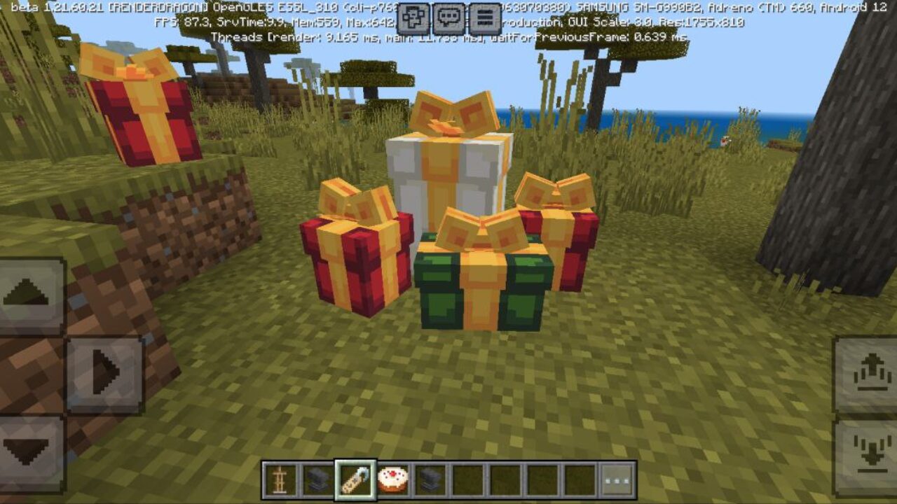 Boxes from Winter Times Texture Pack for Minecraft PE