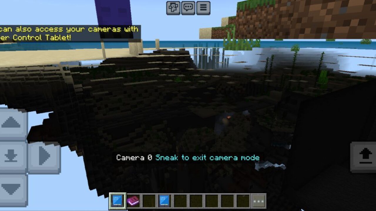 Camera Mode from Secure Bunkers Mod for Minecraft PE