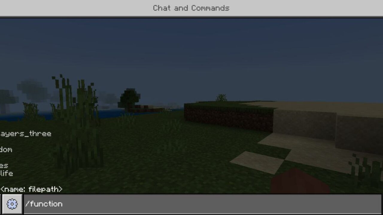 Commands from Last Life Mod for Minecraft PE