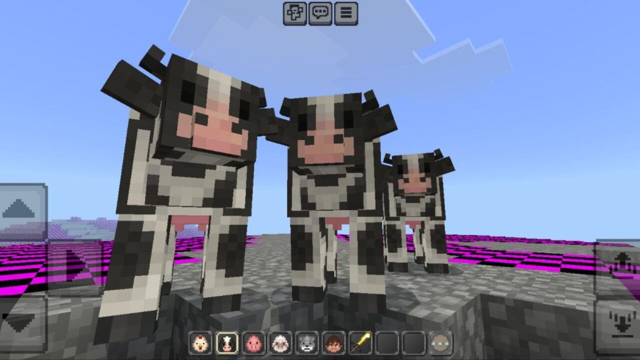 Cow from Moonshard Texture Pack for Minecraft PE