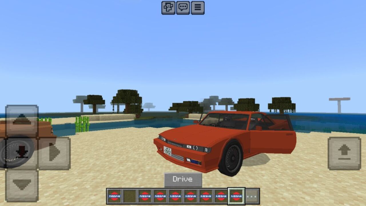 Drive from Nissan Silvia Mod for Minecraft PE