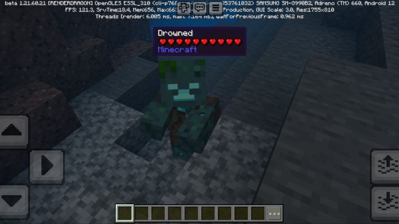 Drowned from What Can I See Mod for Minecraft PE