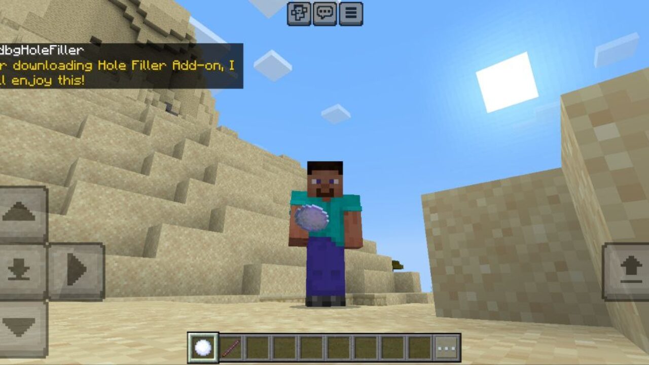 Hole Filler Mod for Minecraft PE