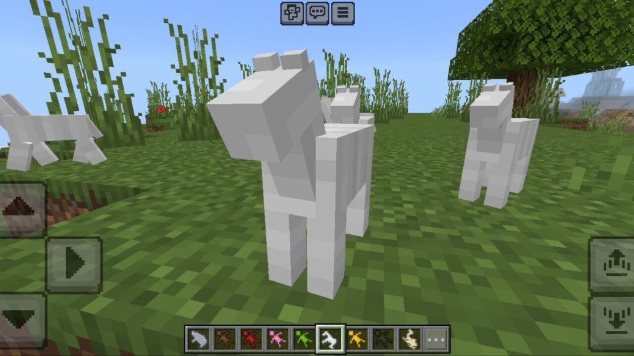 Horses from Wool Soldiers Mod for Minecraft PE