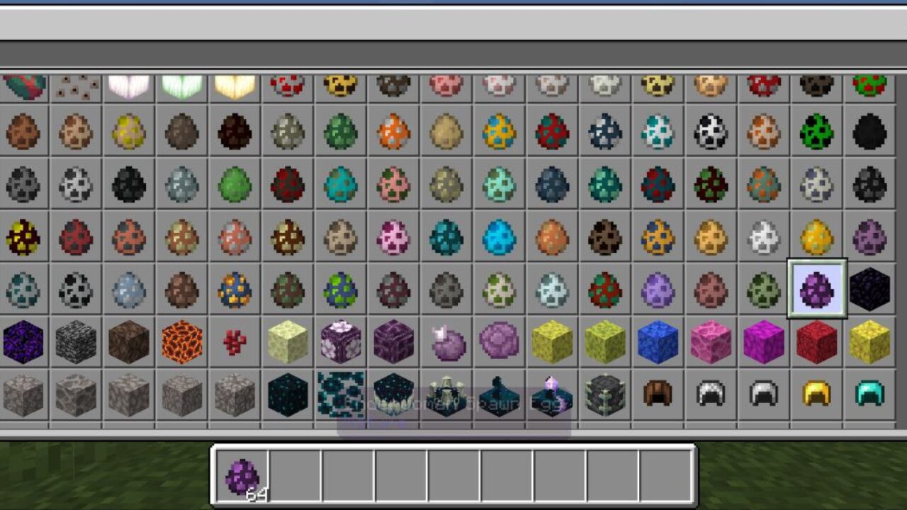 Inventory from Enderwoman Mod for Minecraft PE