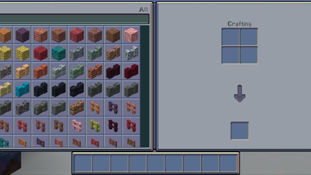 Inventory from Legendary Texture Pack for Minecraft PE