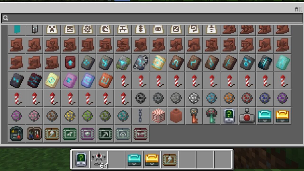 Inventory from Survival Mechs Mod for Minecraft PE