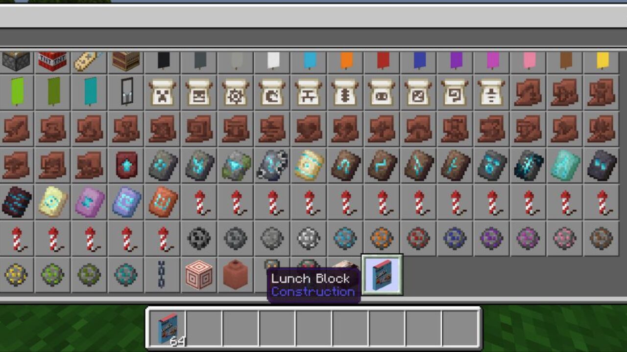 Inventory from Talk Tuah and Lunch Meme Mod for Minecraft PE