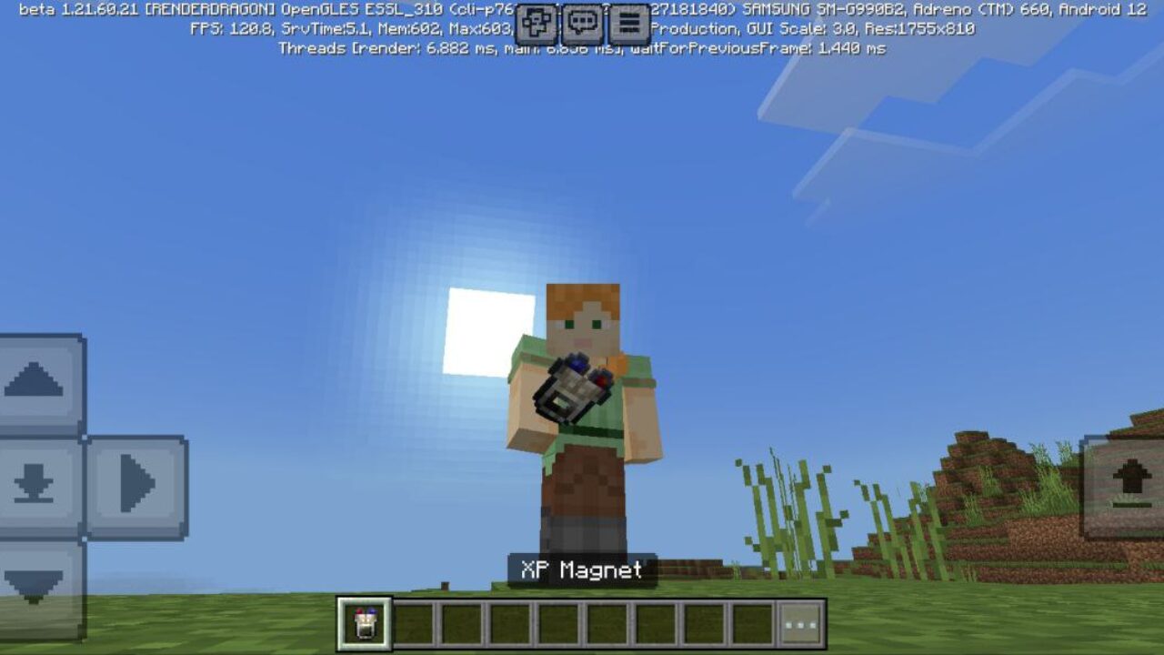 Item Magnet Mod for Minecraft PE