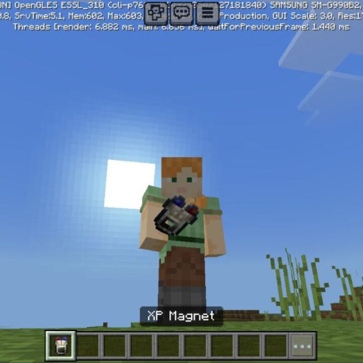 Item Magnet Mod for Minecraft PE