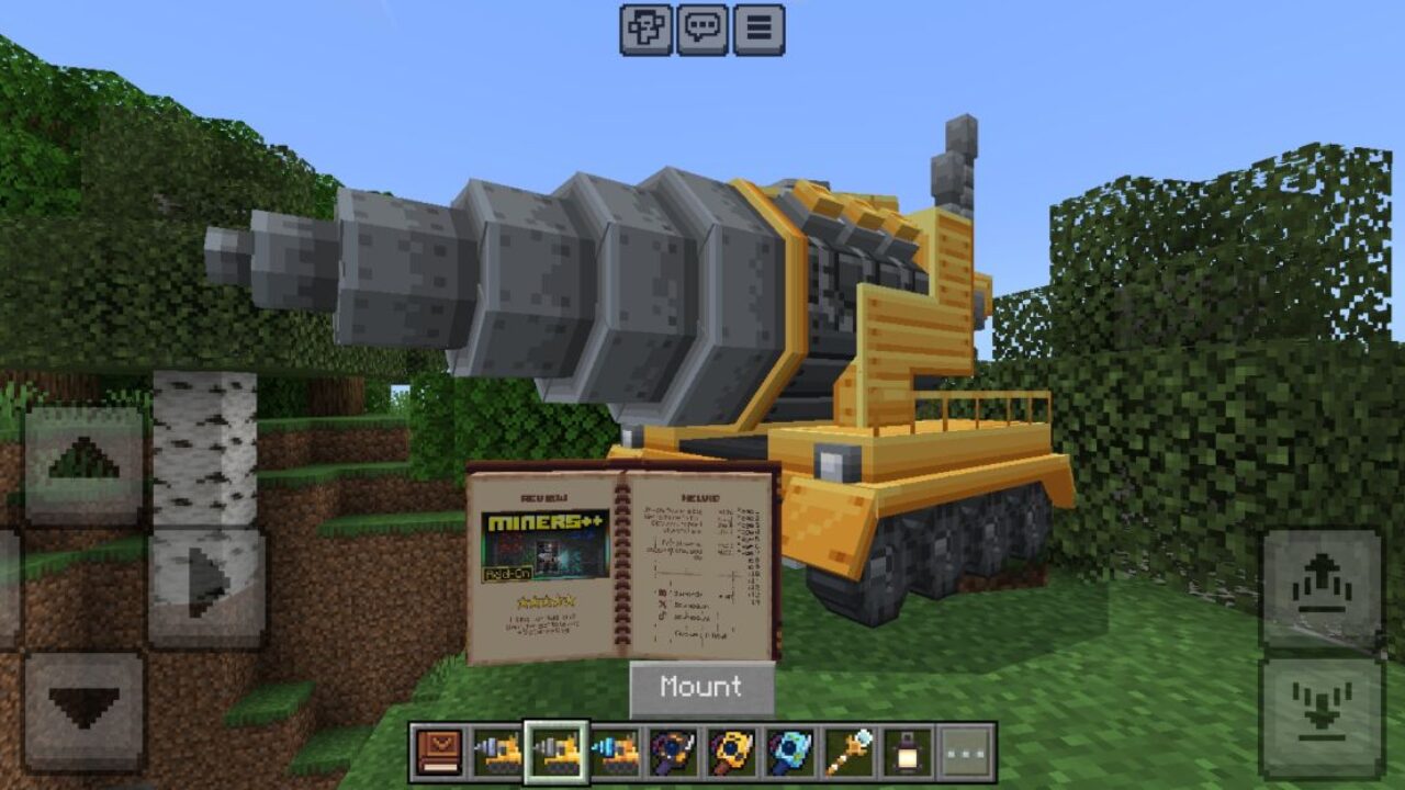 Items from Miners Plus Mod for Minecraft PE