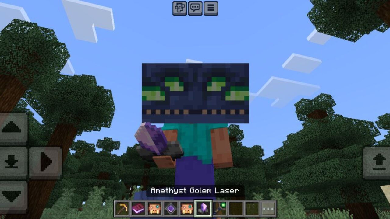 Laser from Bosses Plus Mod for Minecraft PE