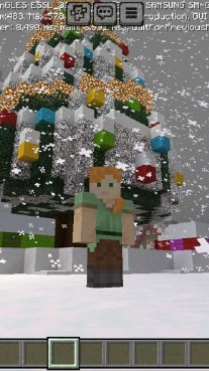 Location from Christmas Map for Minecraft PE