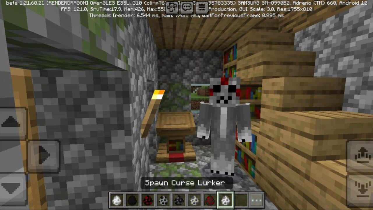 Lurker from The Man in the Shadow Mod for Minecraft PE