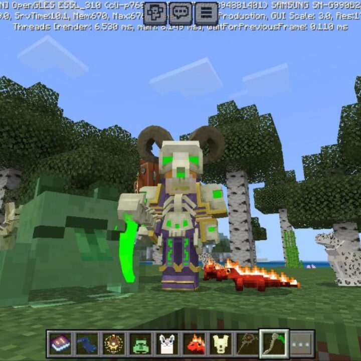 Mage Mania Mod for Minecraft PE