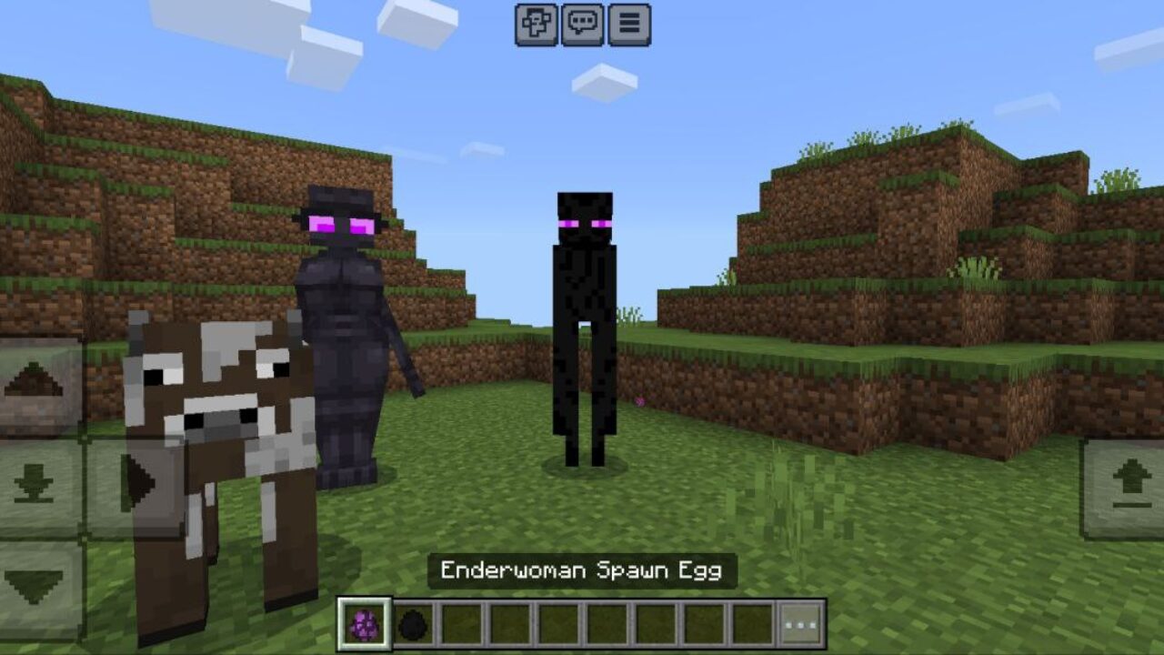 Man and Woman from Enderwoman Mod for Minecraft PE