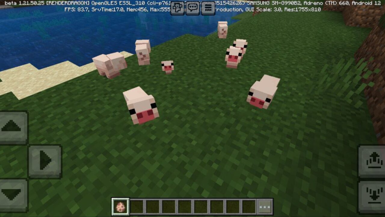 Mobs from Teacup Pig Mod for Minecraft PE