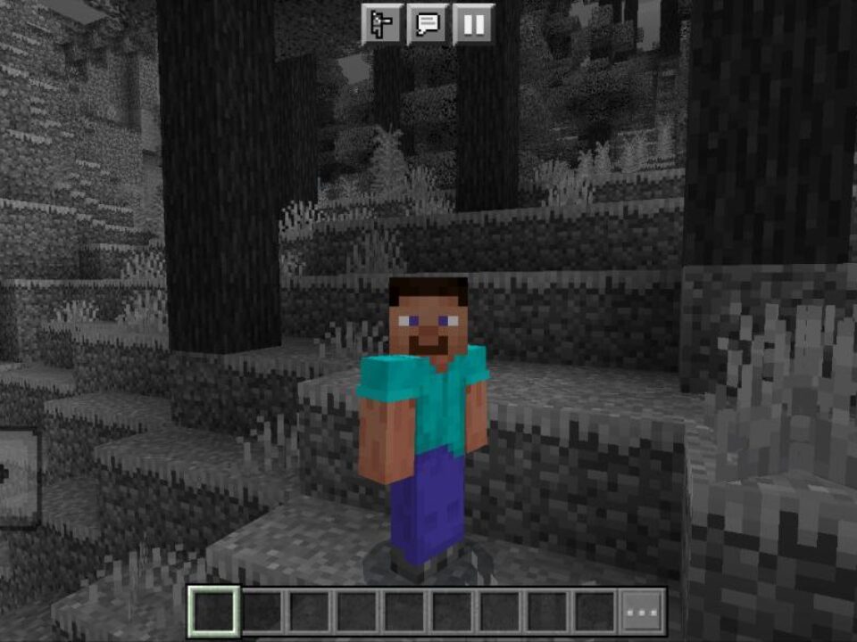 Monochrome Texture Pack for Minecraft PE