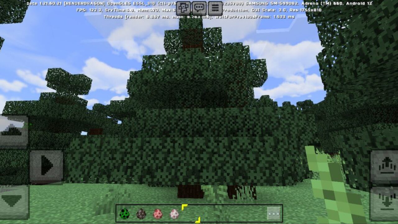 Nature from Apple Shader for Minecraft PE