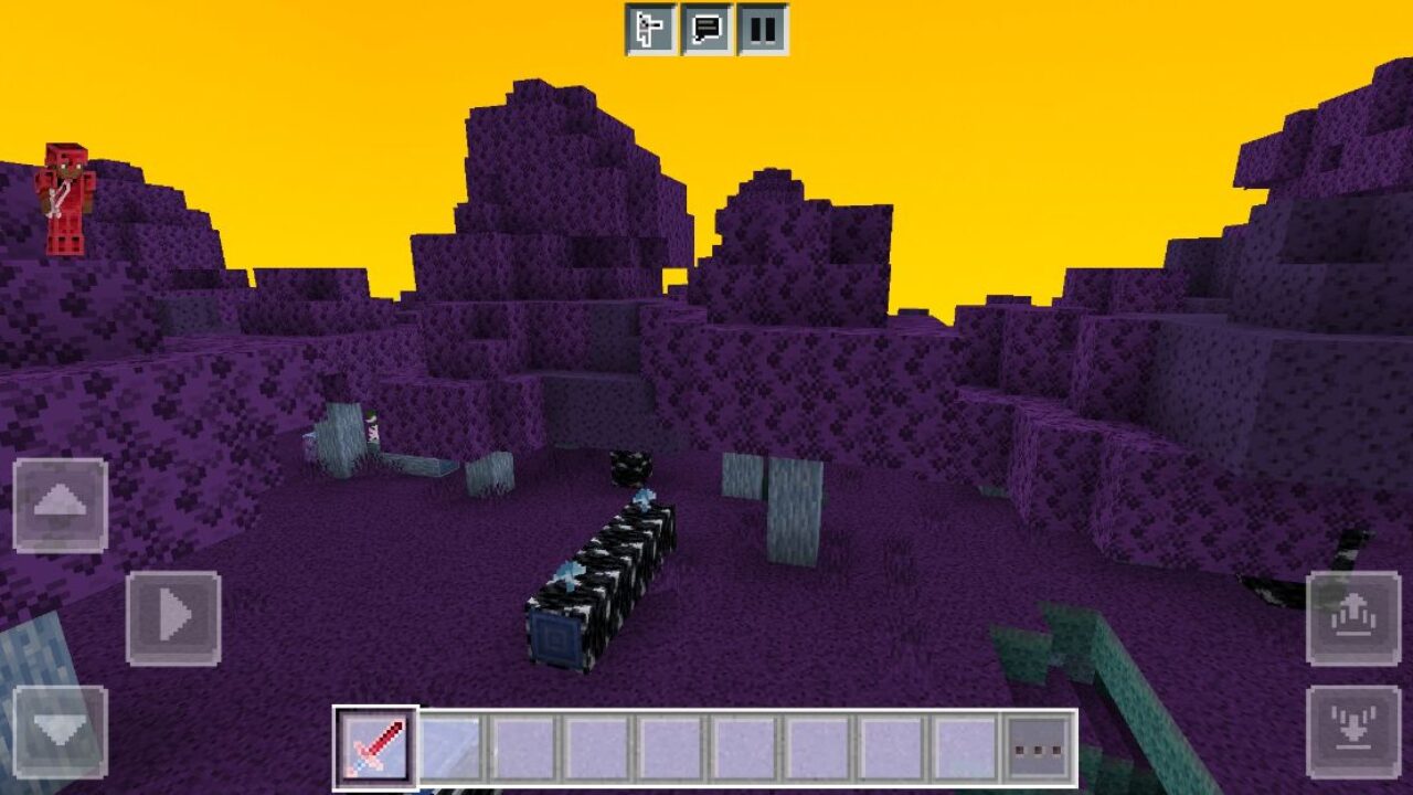 Nature from Negative Texture Pack for Minecraft PE