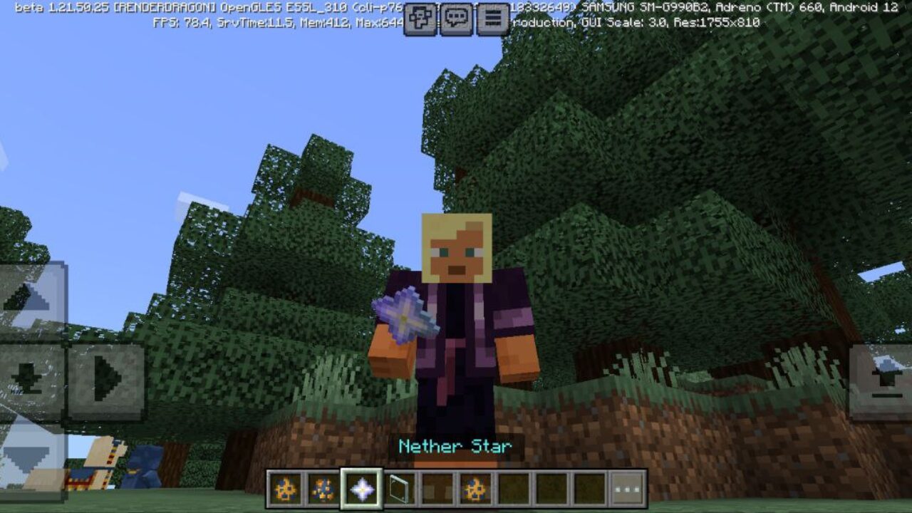 Nether Star from Trade System Mod for Minecraft PE