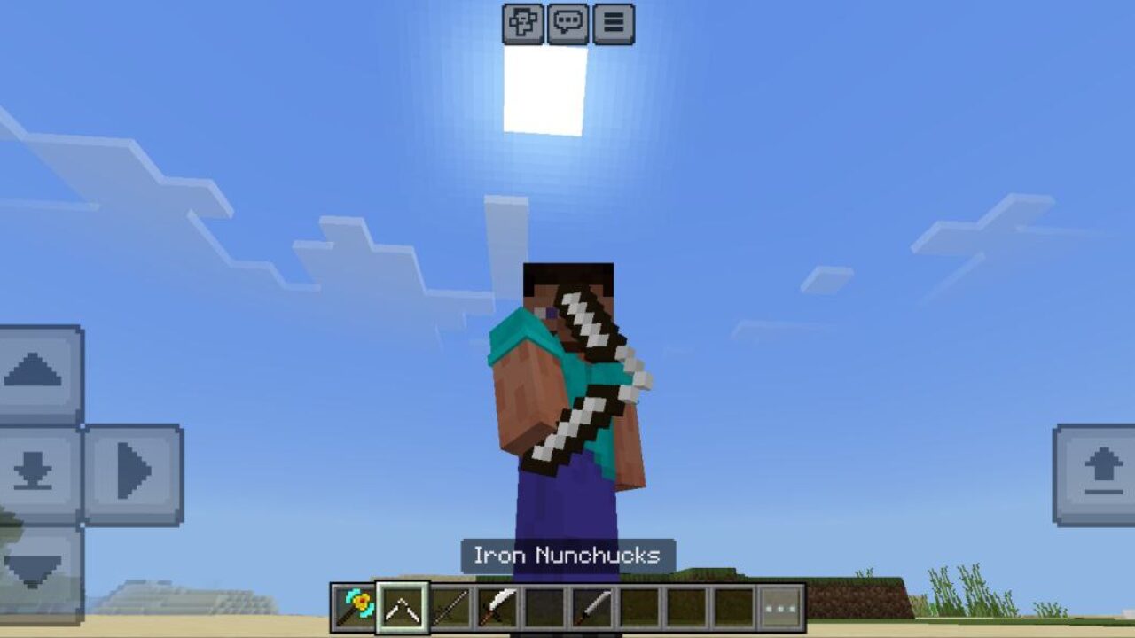 Nunchuks from Ancient Weaponry Mod for Minecraft PE