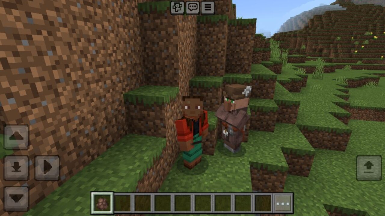 Options from Chatty Villagers Mod for Minecraft PE