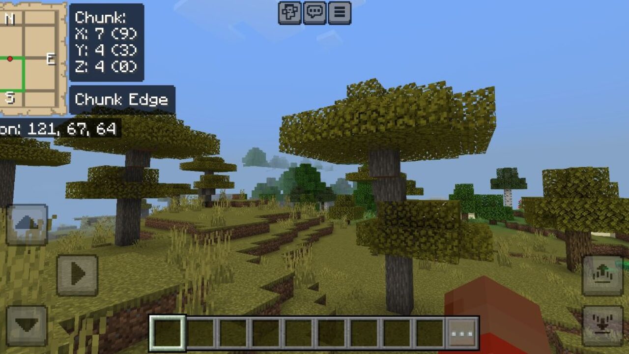 Options from Chunk Viewer Texture Pack for Minecraft PE