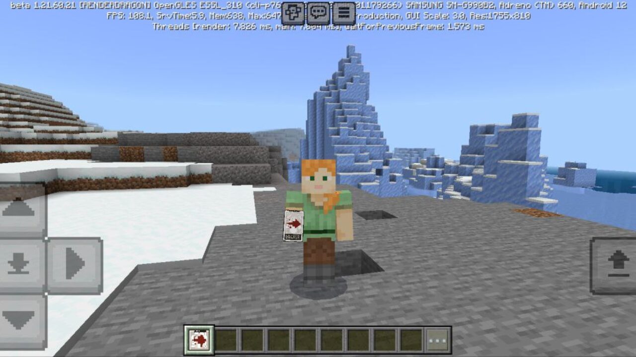 Options from Tarot Card Mod for Minecraft PE