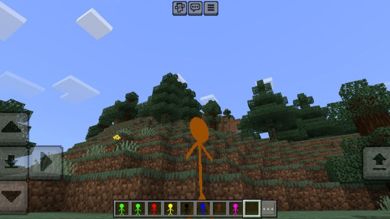 Orange from Stickman Morph Mod for Minecraft PE