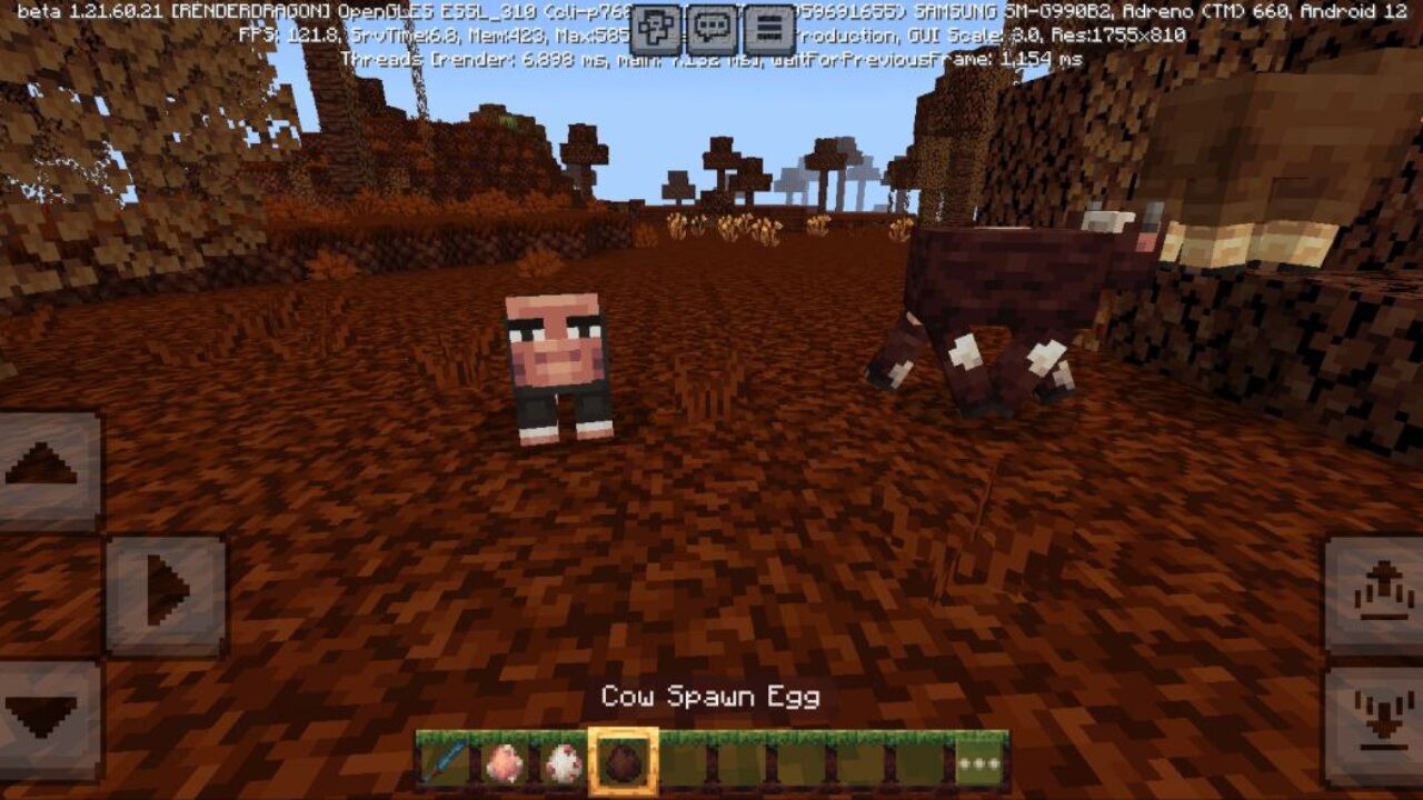 Pig from Dark Academia Texture Pack for Minecraft PE