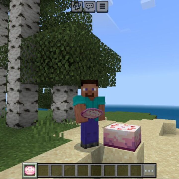 Pink Cake Texture Pack for Minecraft PE