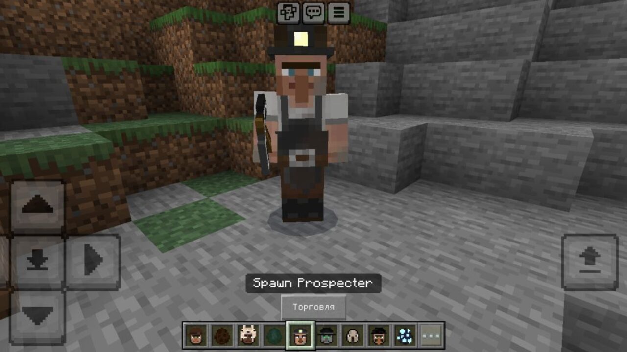 Prospecter from The Badlands Mod for Minecraft PE