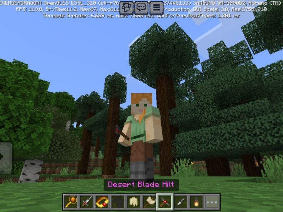 Pumped Desert Mod for Minecraft PE