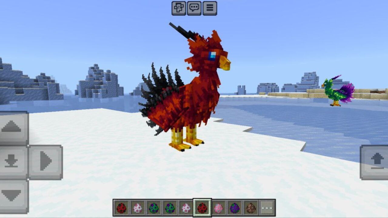 Red from Filolials Mod for Minecraft PE