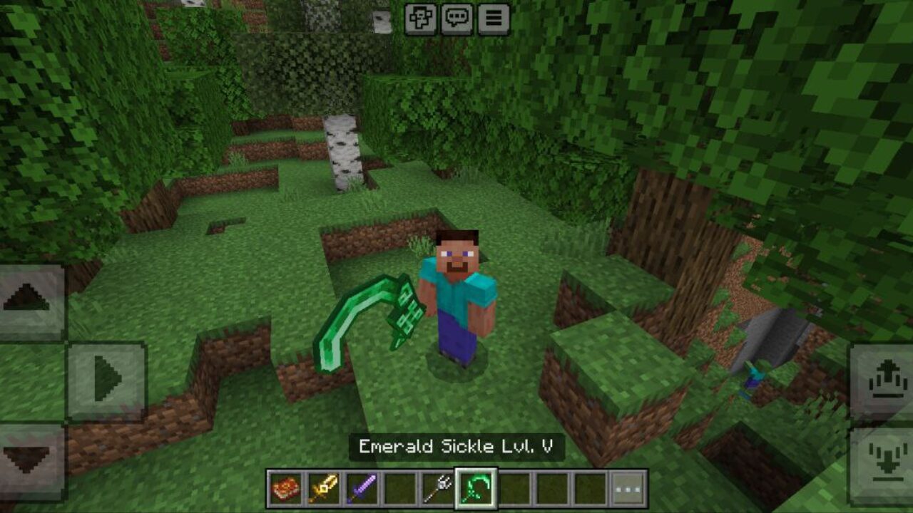 Sickle from Weapons Evolve Mod for Minecraft PE