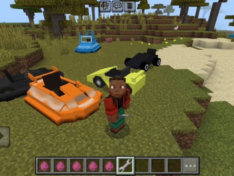 Simple Vehicles Mod for Minecraft PE