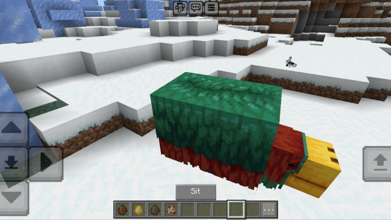 Sit from Multi-Ride Mod for Minecraft PE