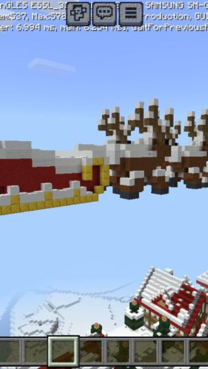 Sleight from Christmas Map for Minecraft PE