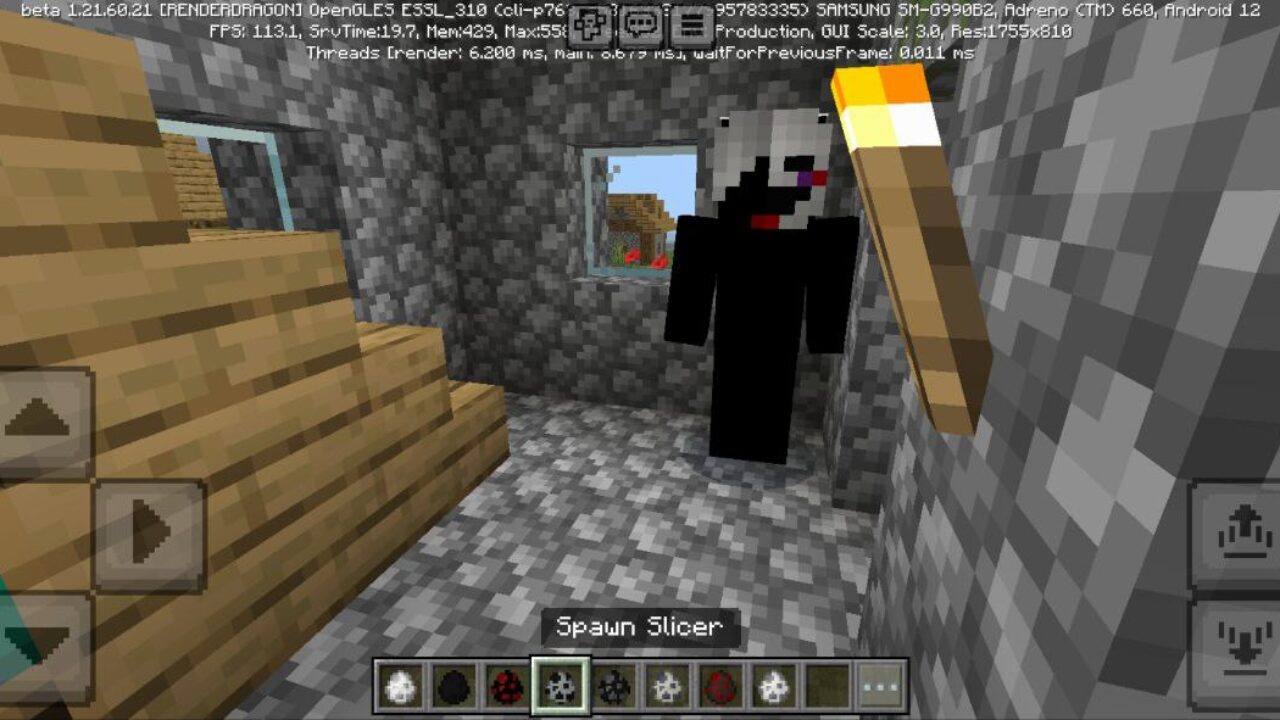 Slicer from The Man in the Shadow Mod for Minecraft PE